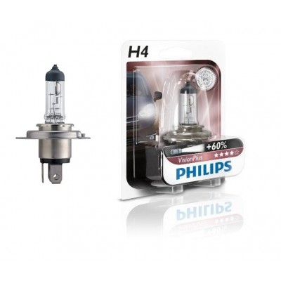 Галогеновая лампа Philips H4 Vision Plus 12342VPB1